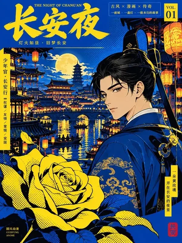 长安幻夜行漫画封面 - 一耽漫画古风漫画作品