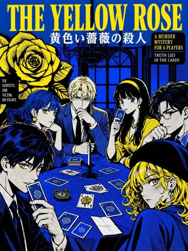 血色剧本杀漫画封面 - 一耽漫画悬疑漫画作品